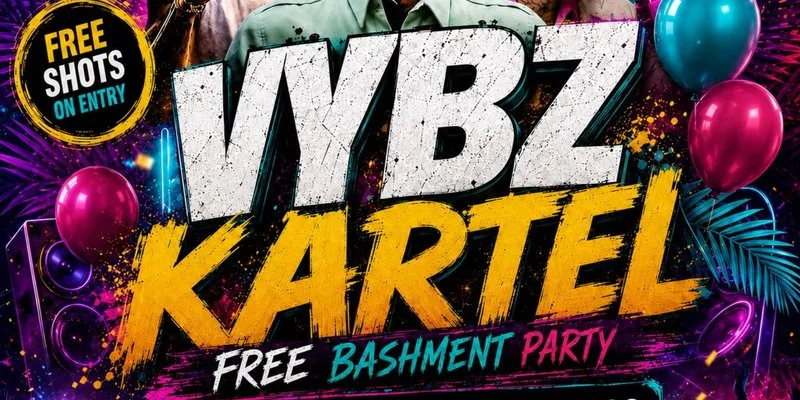 VYBZ Kartel - Free Bashment Party - Everyone Free Before 12AM at The Lighthouse Bar and Club