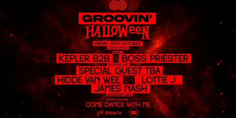 A Groovin' Halloween: KEPLER b2b BOSS PRIESTER, HIDDEN VAN WEE, SPECIAL GUEST TBA & more at Stealth
