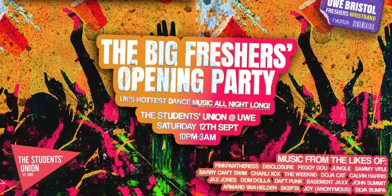 UWE Bristol Official Freshers | The Big Freshers' Opening Party