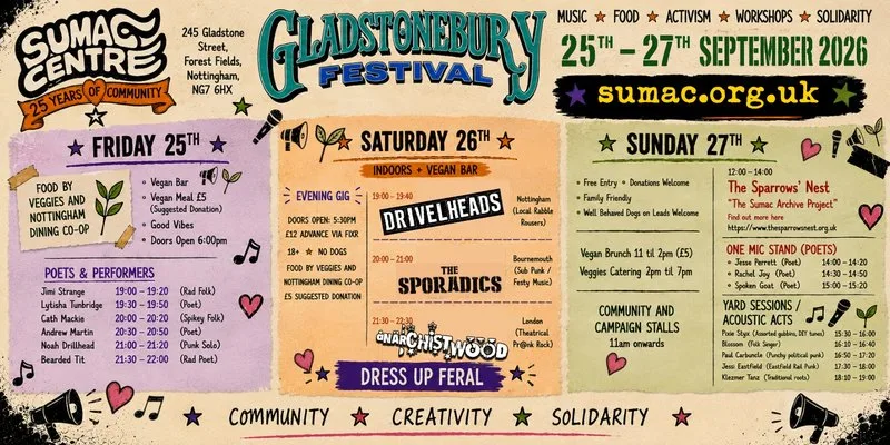 Gladstonebury Festival (Sumac Centre 25th Anniversary)