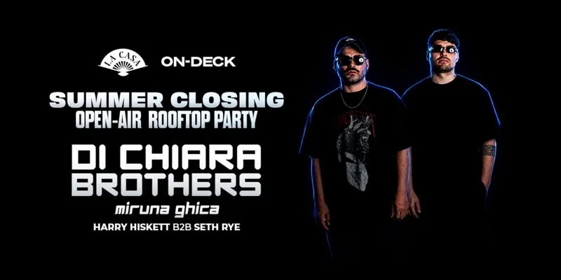 La Casa Open-air Rooftop: Di Chiara Brothers at Kiki Venue