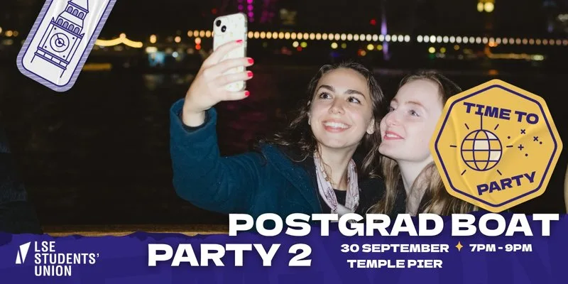Welcome 2026 - LSESU Official Postgraduate Boat Party - PART 2! at Temple Pier