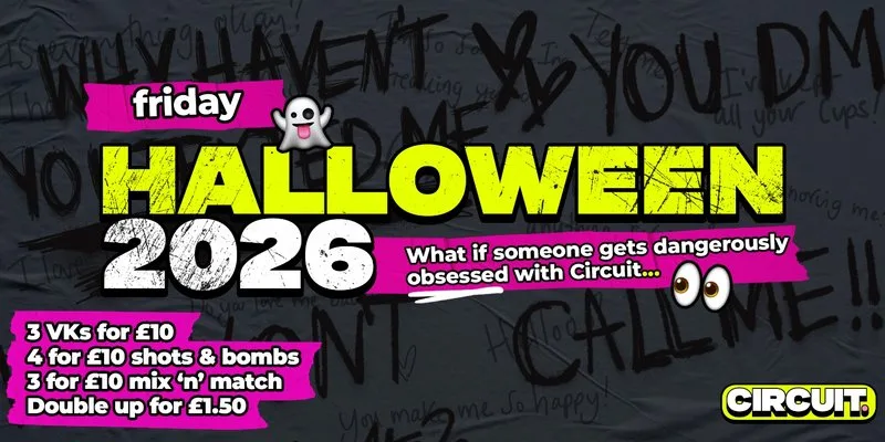 CIRCUIT: Halloween Friday 2026 at Circuit Southampton