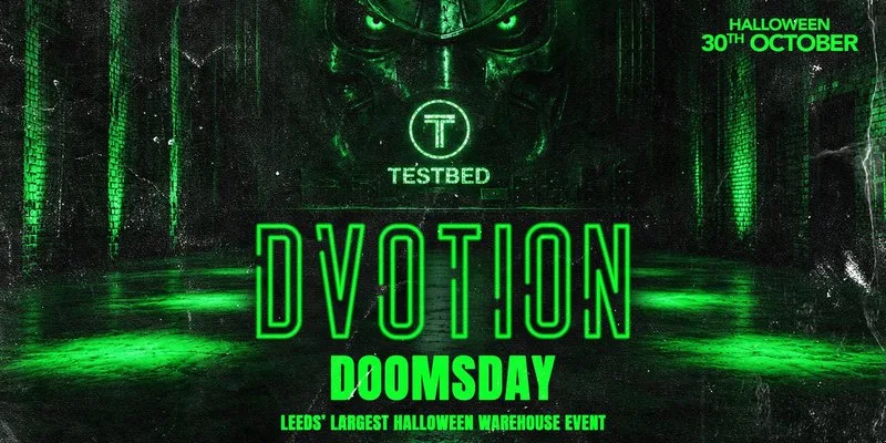DVOTION PRESENTS DOOMSDAY - 2500 CAPACITY WAREHOUSE WITH 2 FLOORS ⛓️ THE BIGGEST HALLOWEEN WAREHOUSE EVENT IN LEEDS ⛓️ THURSDAY 29TH OCTOBER