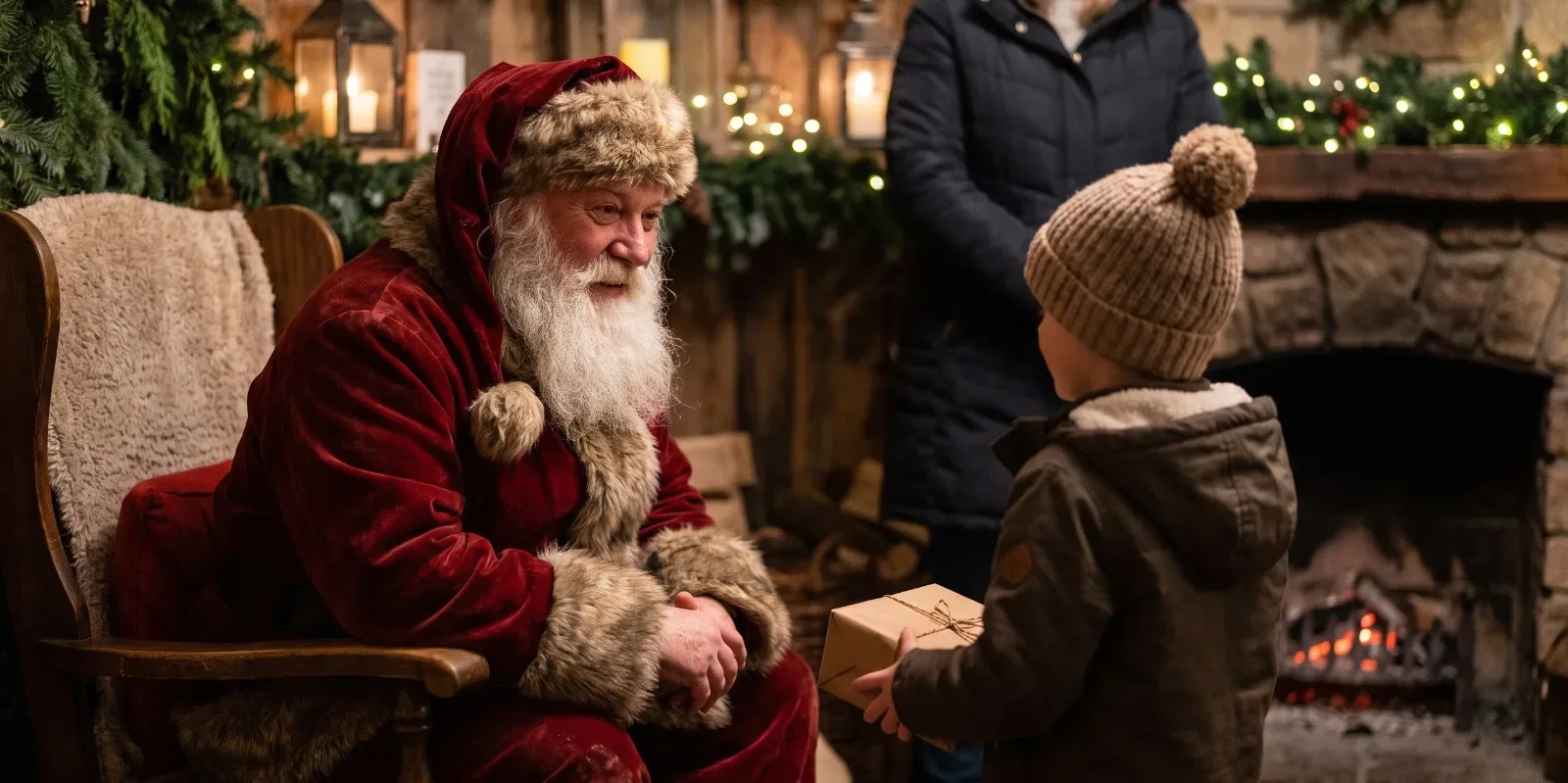 Liverpool Christmas Wonderland Santa's Grotto at Liverpool Christmas Wonderland Pier Head