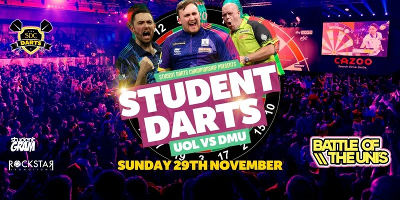 Student Darts! Battle of the Uni's - UOL vs DMU! at Athena
