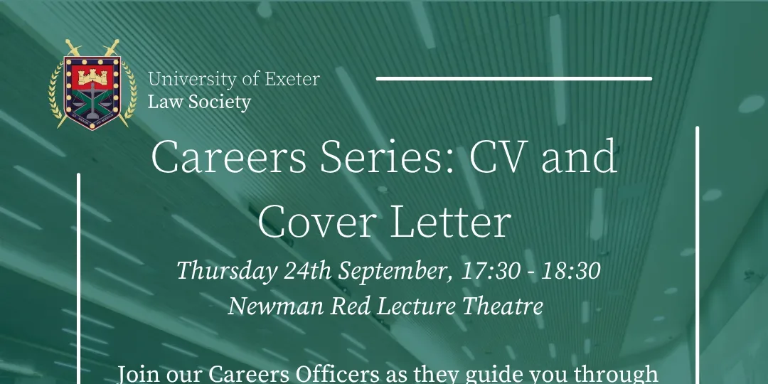 Careers Series: CV and Cover Letter