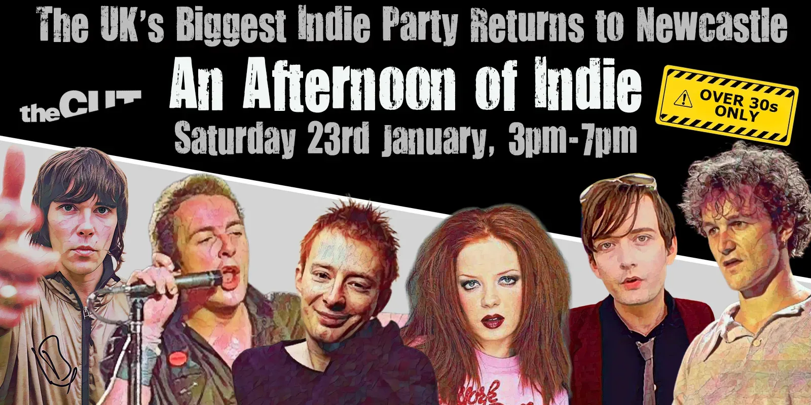 NEWCASTLE: An Afternoon of indie - Indie for the over 30s: 23rd January, 3pm-7pm at theCUT