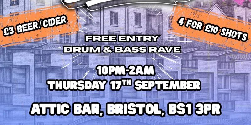 Bristol Bound Sounds Freshers Night at The Full Moon & Attic Bar