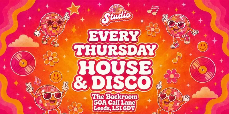 🪩💃 STUDIO THURSDAYS 💃🪩 FRESHERS WEEK | HOUSE & DISCO | THE BACKROOM at The Backroom