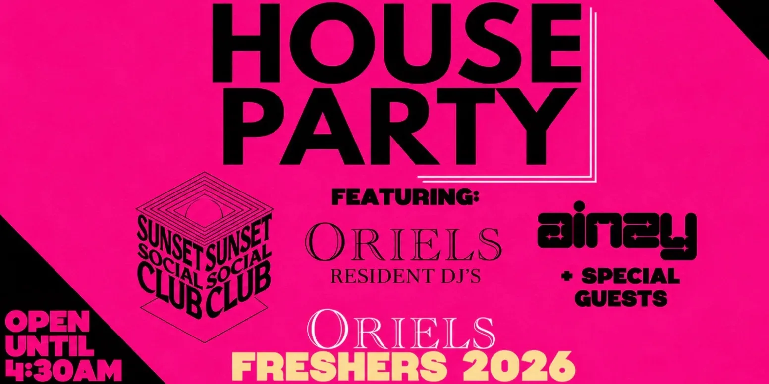 Oriels House Party with Sunset Social - FREE TICKETS - at Oriels Exeter