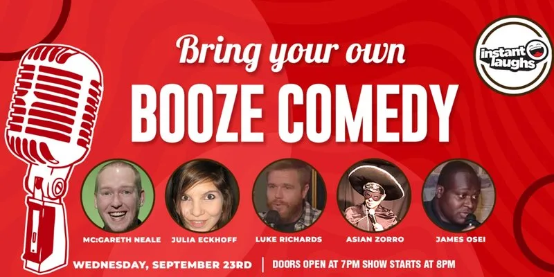 Bring your own booze comedy at wimbledon library