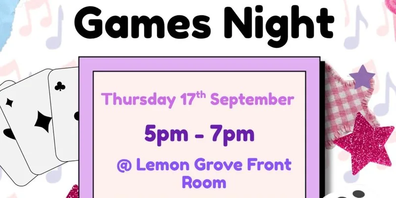Games Night! at Lemon Grove (Front Room)