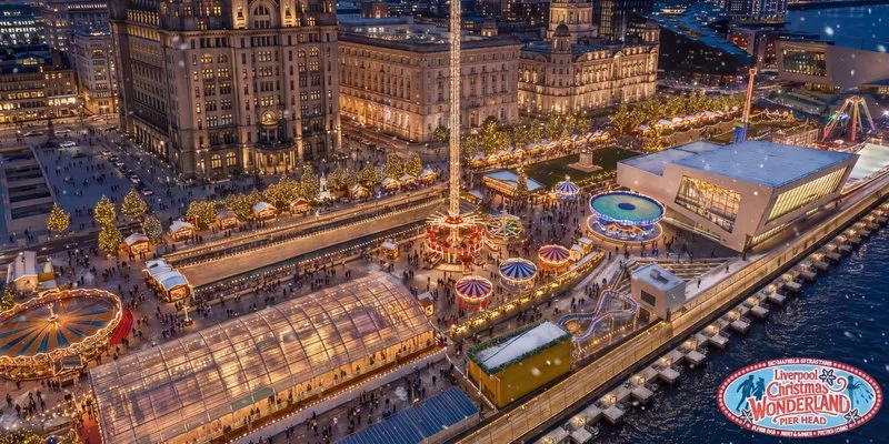 Liverpool Christmas Wonderland Ice Rink at Liverpool Christmas Wonderland Pier Head