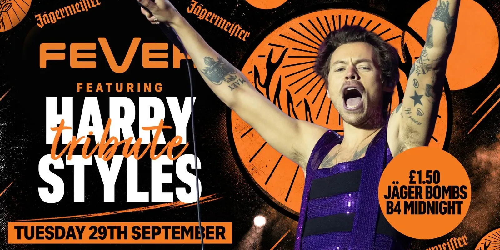 Fever Featuring Harry Styles Tribute - £1.50 Jägerbombs at Fever Exeter