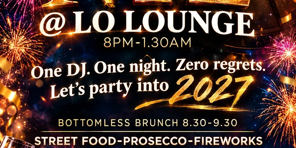 Celebrate New Years Eve at Lo Lounge at Lo Lounge Cardiff Bay