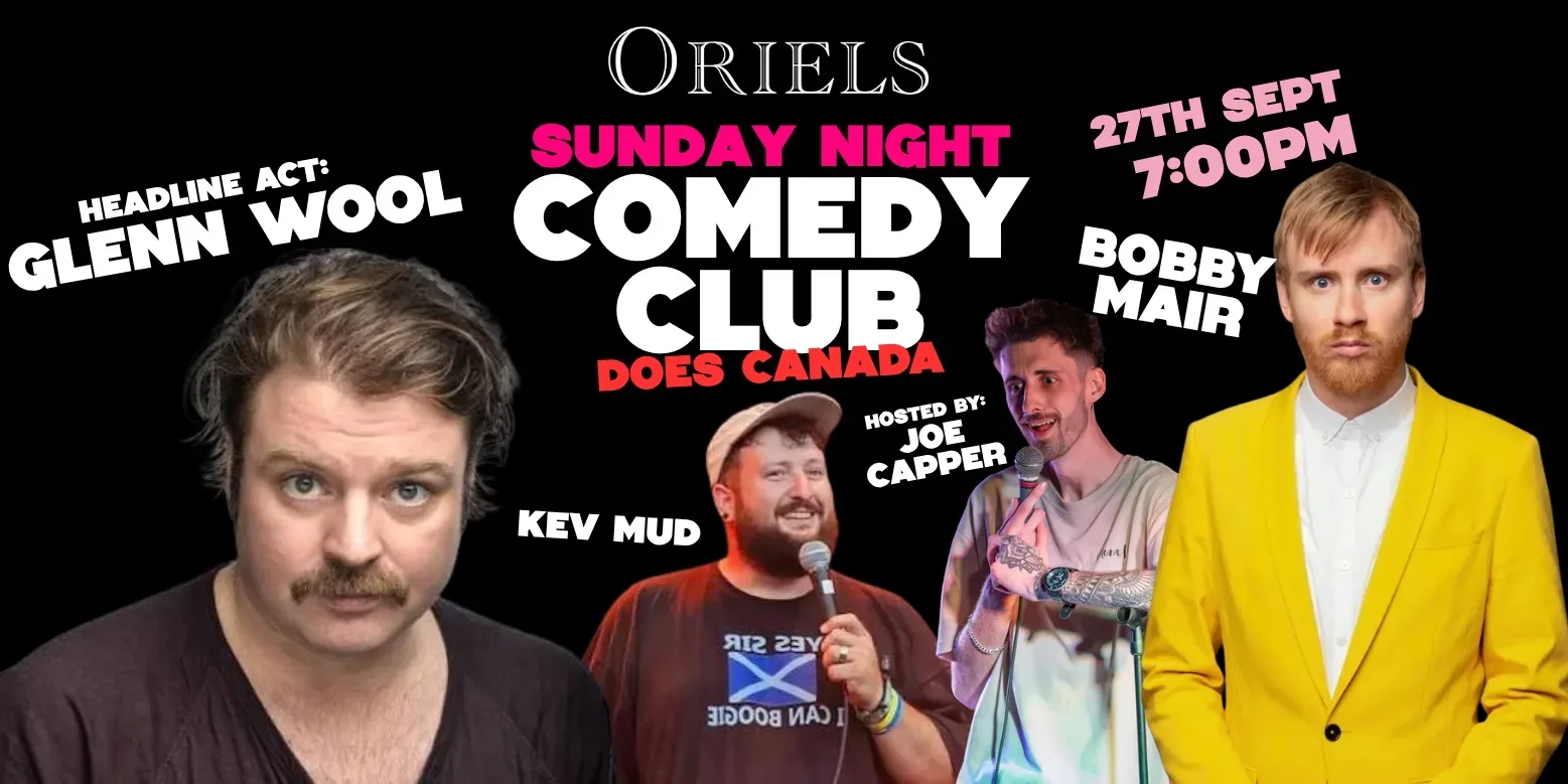 Oriels Comedy Club at Oriels Exeter