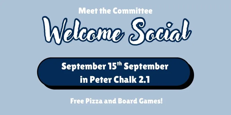 Meet the Committee - Pizza and Board Games at Peter Chalk, Room 2.1