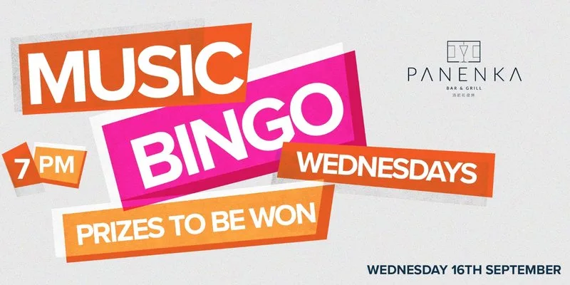 MUSIC BINGO at Panenka