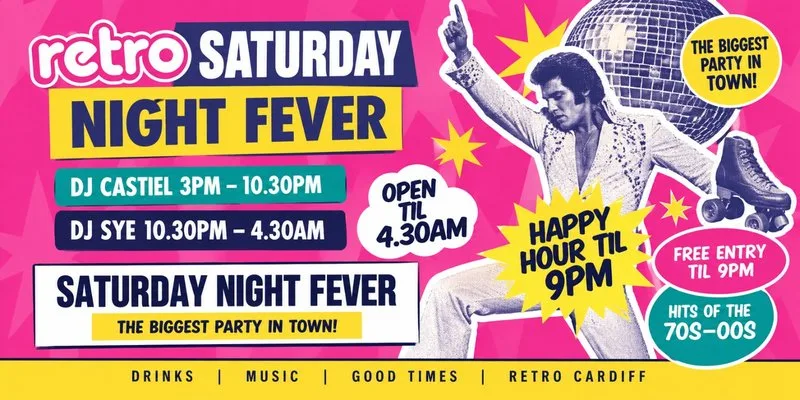 Saturday Night Fever at Retro Cardiff