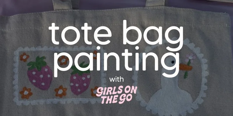 GOTG Solo Tote bag painting at Alfred Works