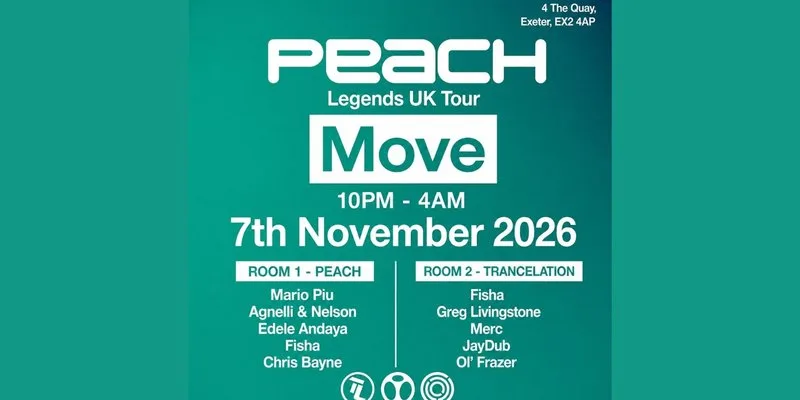 Peach Legends UK Tour - Exeter - 07.11.26