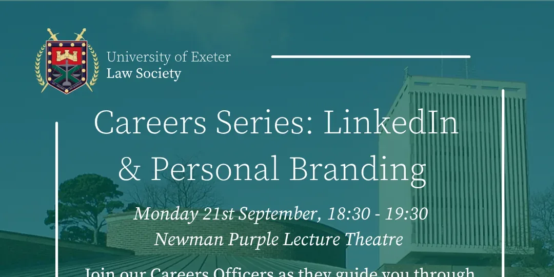 Careers Series: LinkedIn & Personal Branding at Newman Purple LT, Exeter