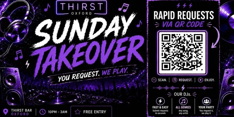 Sunday Takeover at Thirst Bar Oxford