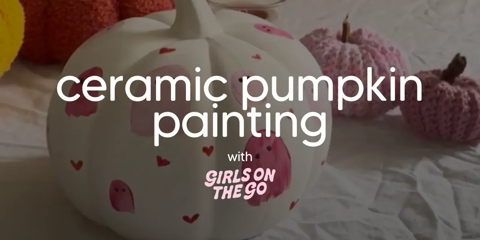 GOTG Ceramic Pumpkin Painting at Alfred Works
