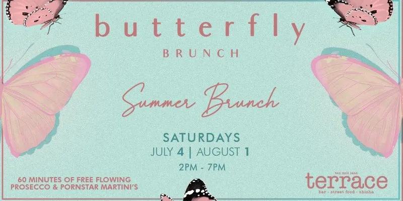 Butterfly Events Summer Brunch at Ten Mill Lane
