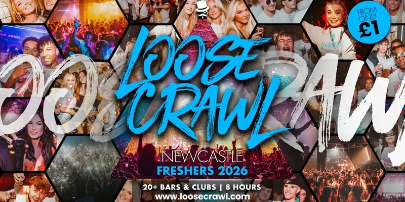 🏃🏽‍♀️‍➡️ LOOSECRAWL // NEWCASTLE FRESHERS ONLY 🏃‍♂️ 20+ VENUES OVER 8 HOURS - OUR BIGGEST EVER CRAWL ROUTE!!!