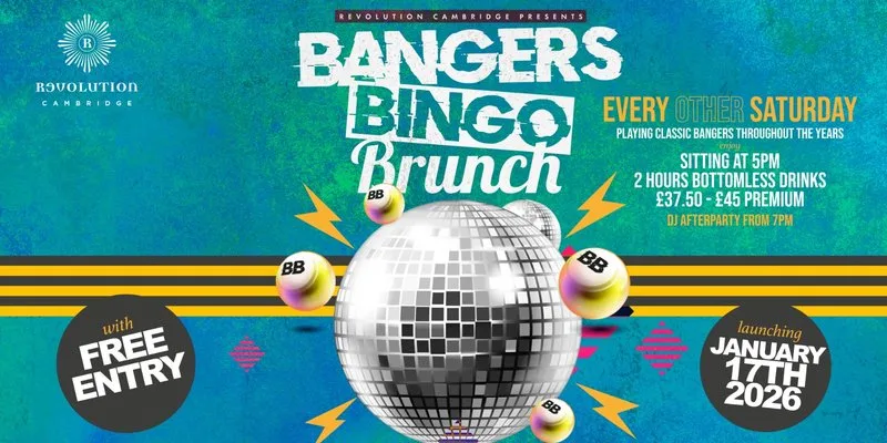 Bangers Bingo x Bottomless Brunch at Revolution Cambridge