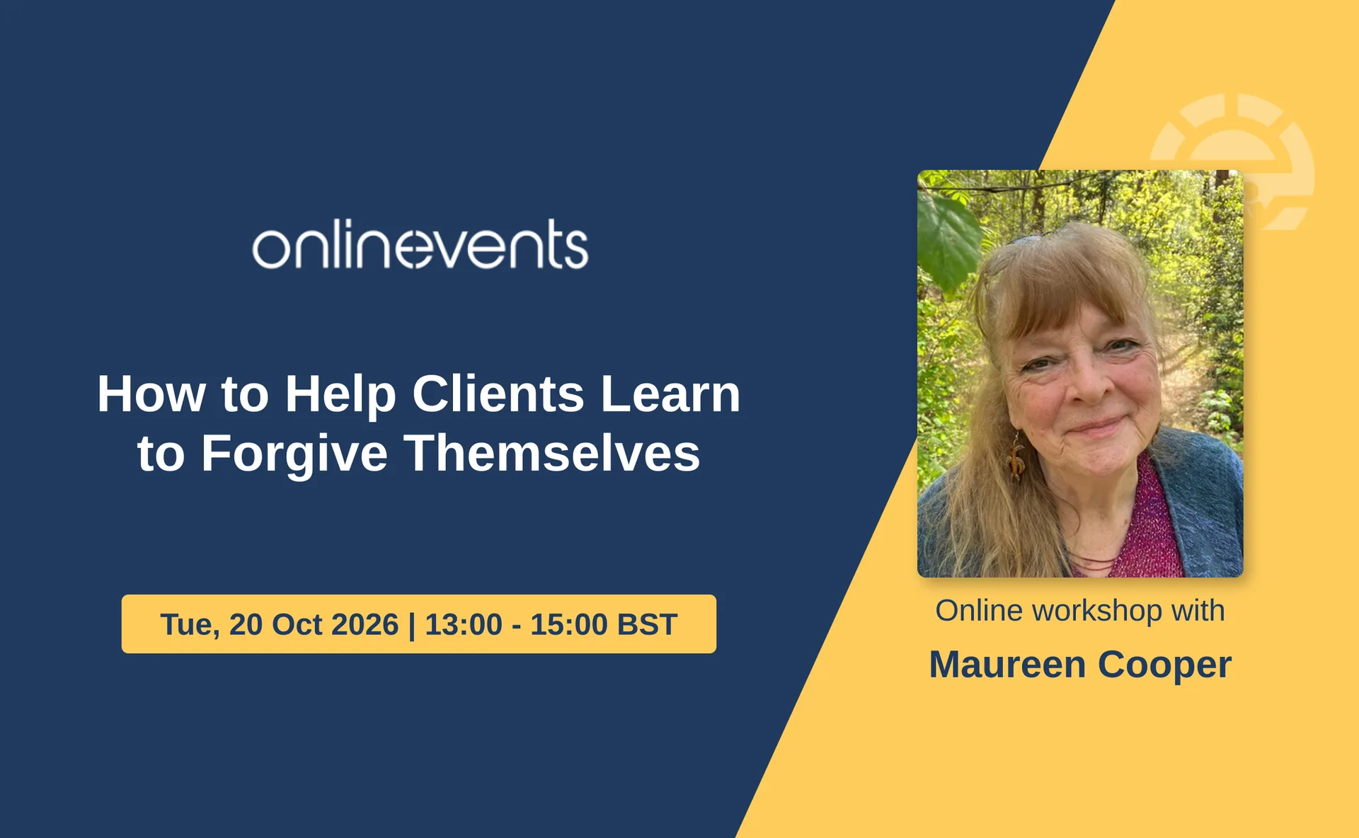 How to Help Clients Learn to Forgive Themselves - Maureen Cooper