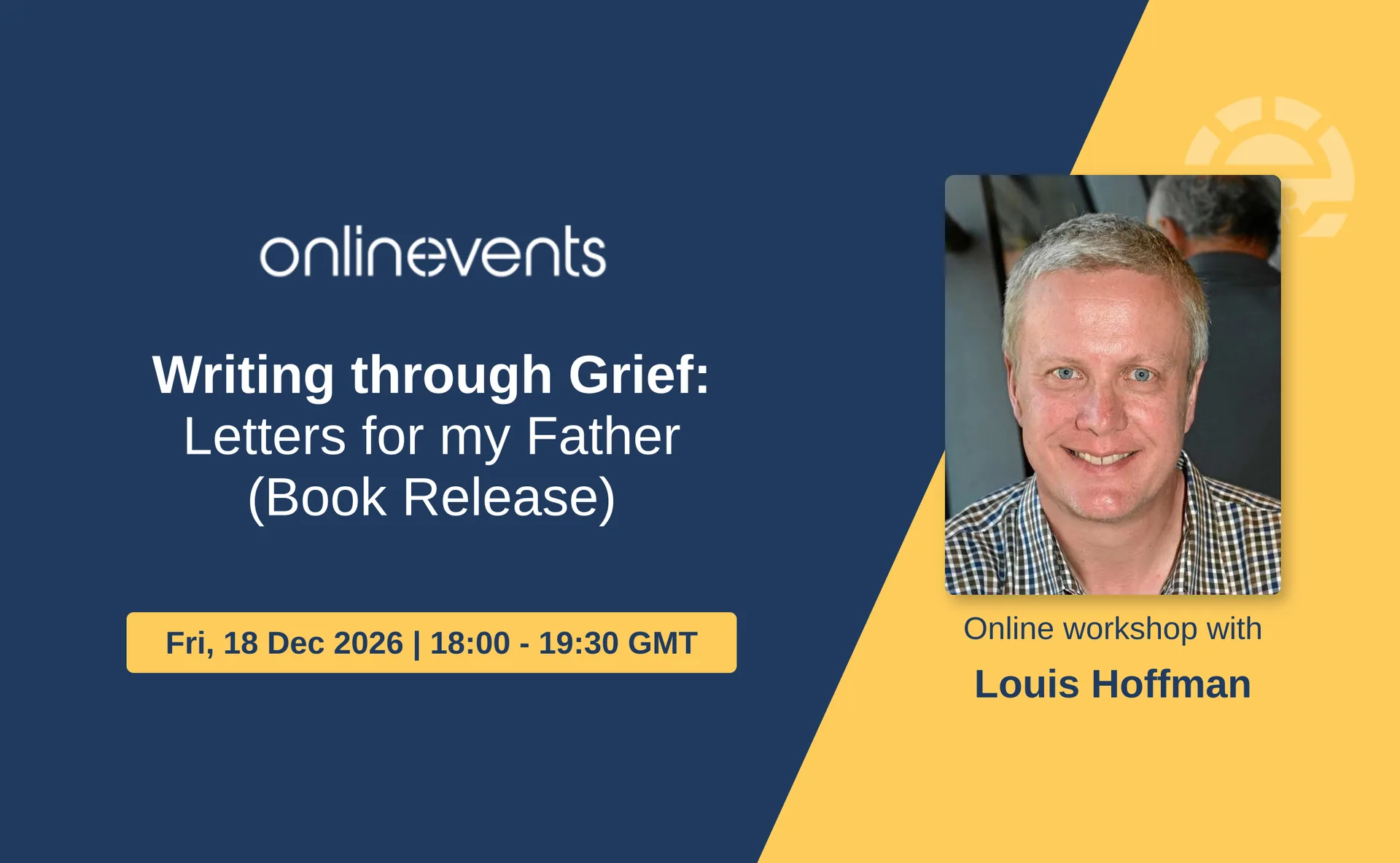 Writing through Grief: Letters for my Father (Book Release)