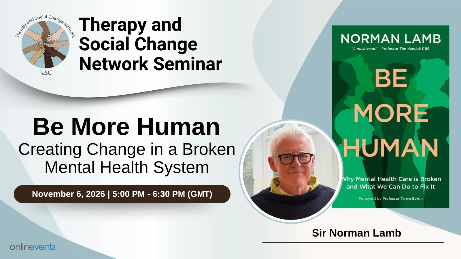 Be More Human: Creating Change in a Broken Mental Health System