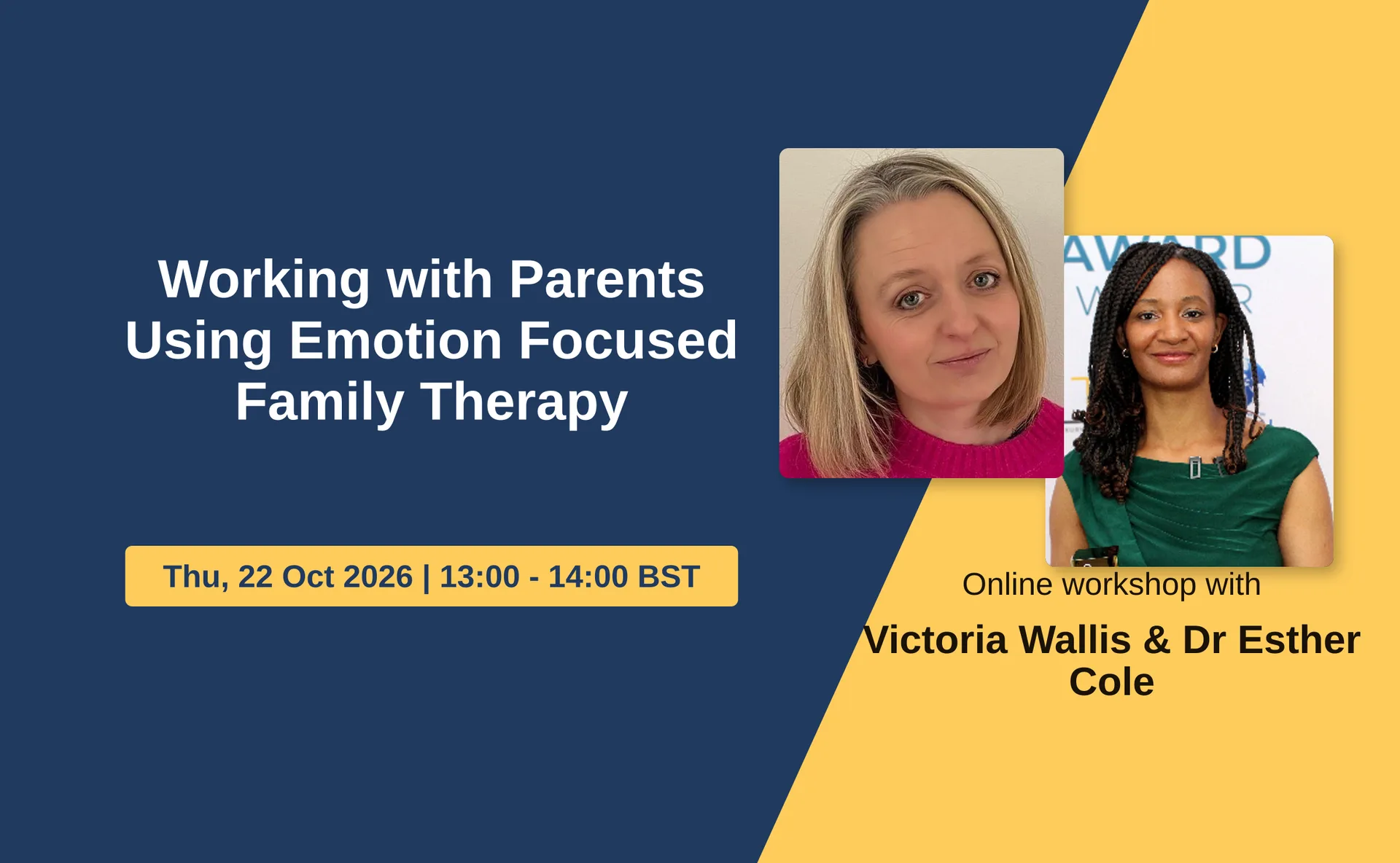 Working with Parents Using Emotion Focused Family Therapy