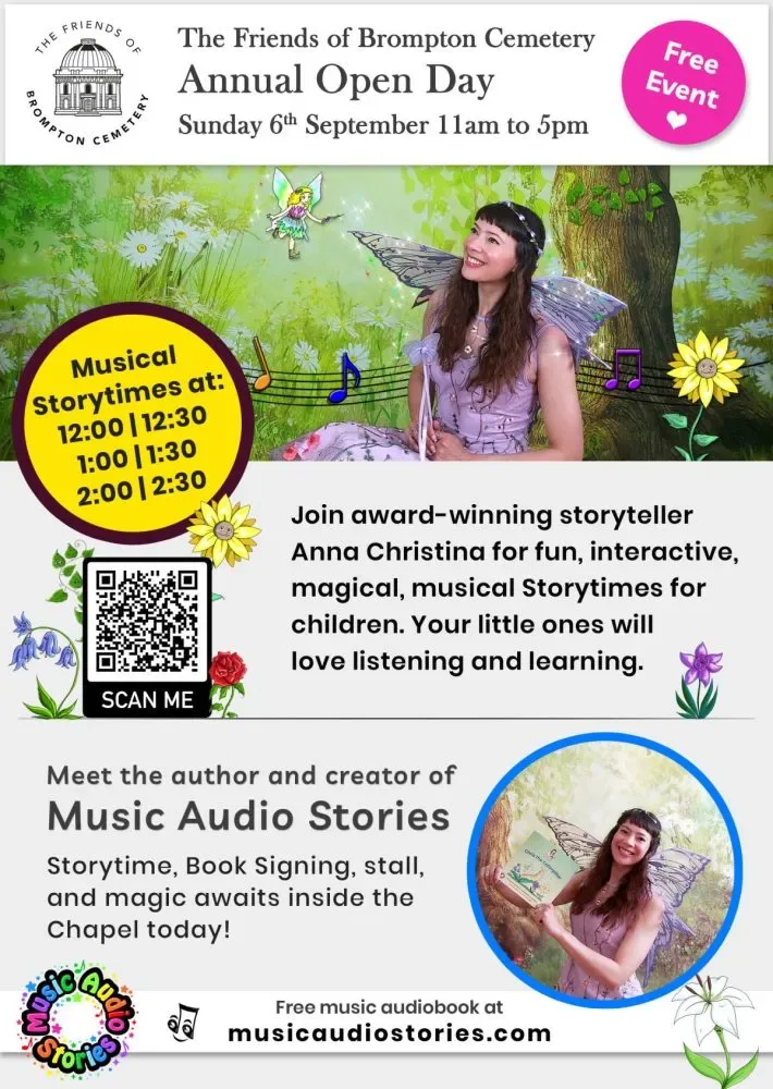 Storytimes, Book Signing, stall, and magic at Brompton Annual Open Day! at Brompton Chapel