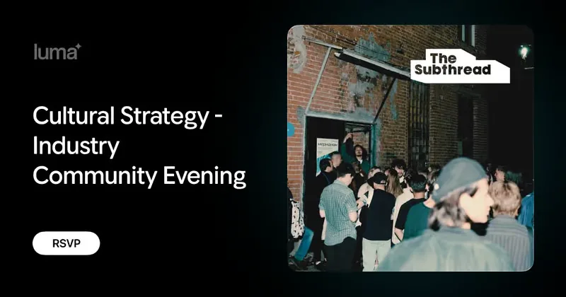 Cultural Strategy - Industry Community Evening at De Hems Dutch Cafe Bar