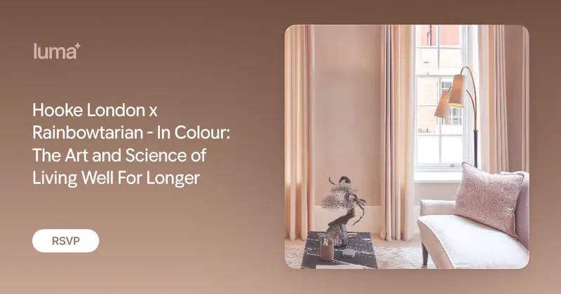 Hooke London x Rainbowtarian - In Colour: The Art and Science of Living Well For Longer