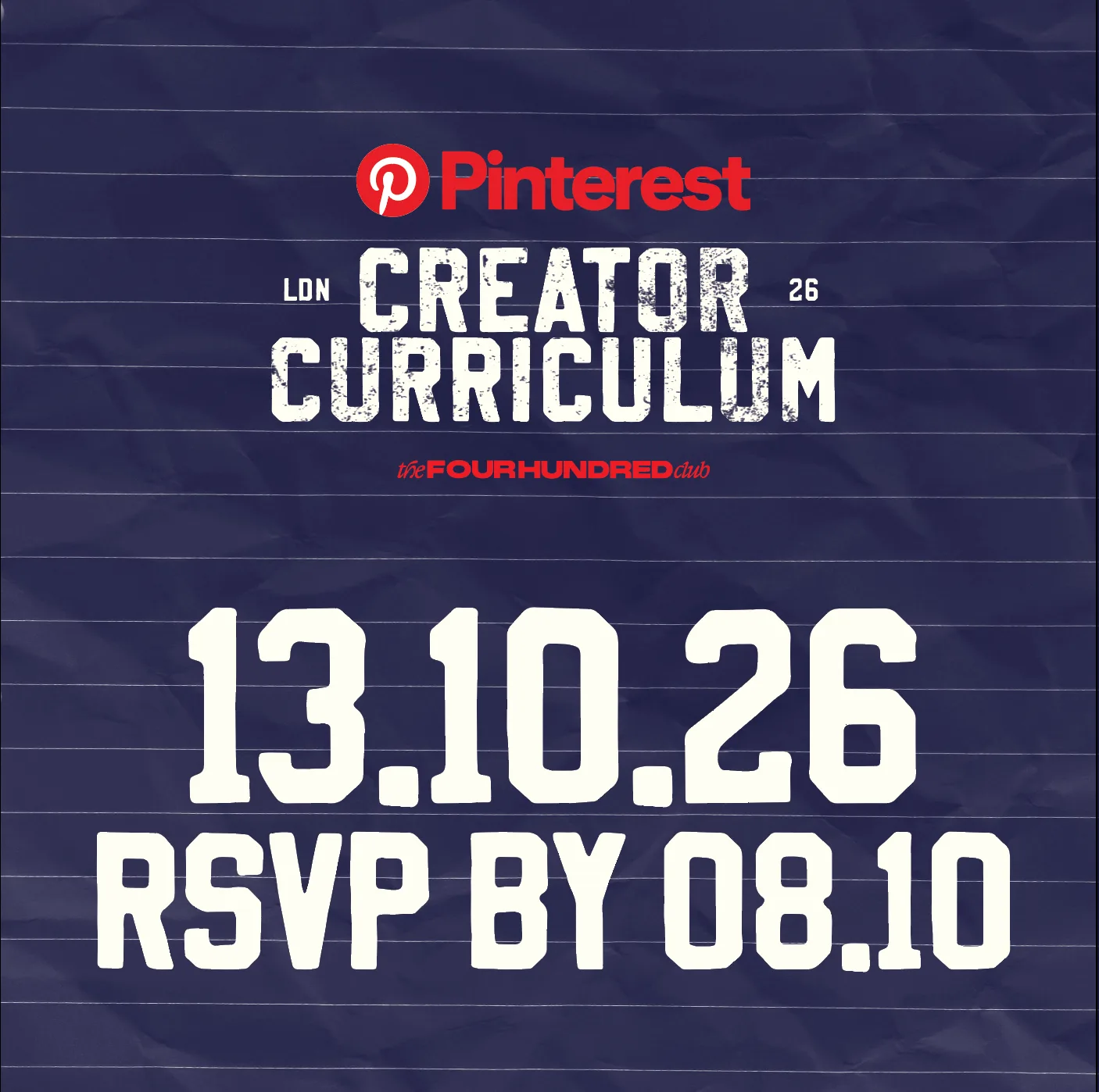 The 400 Club x Pinterest: Creator Curriculum