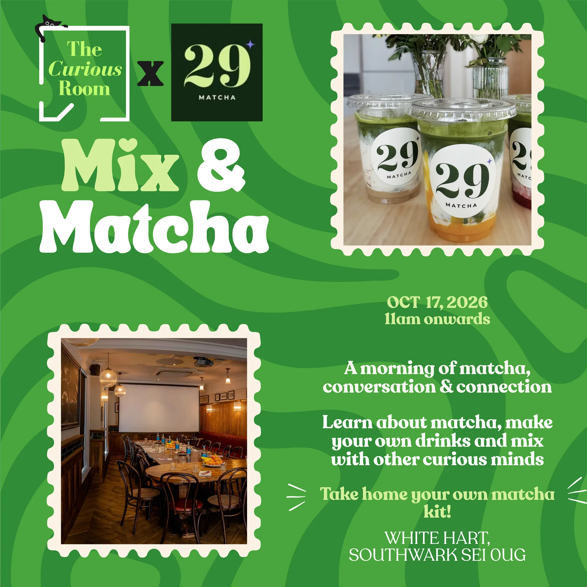 Mix & Matcha - The Curious Room x 29 Matcha
