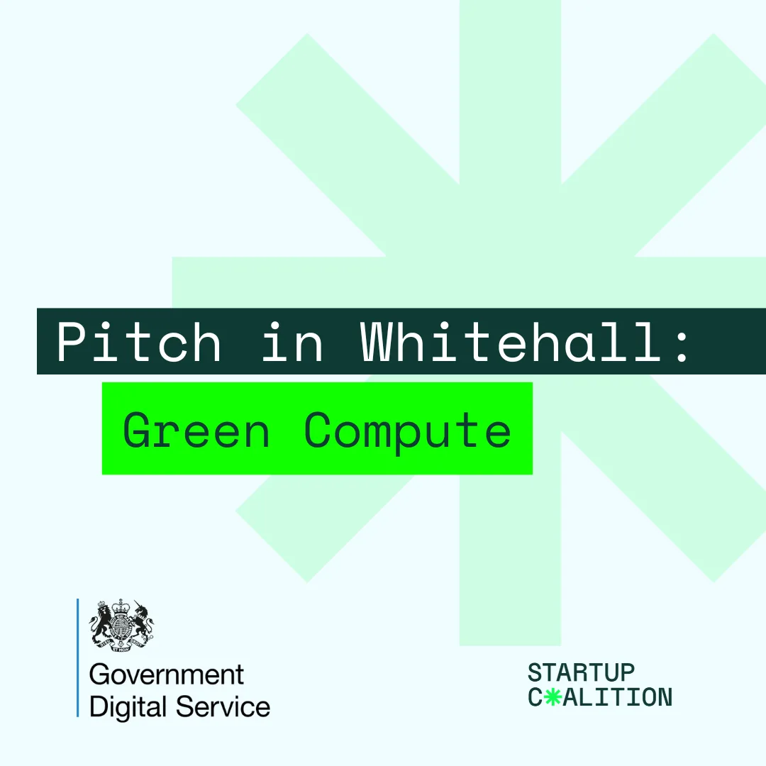 Pitch in Whitehall: Startup Coalition & Government Digital Service at Central London