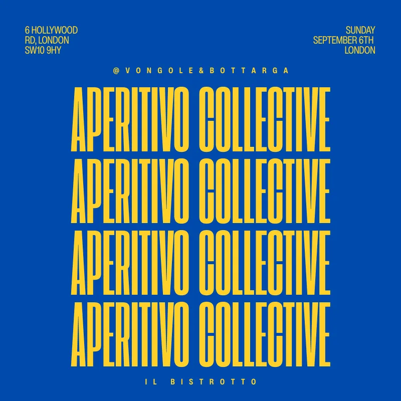 Aperitivo Collective X Bistrotto