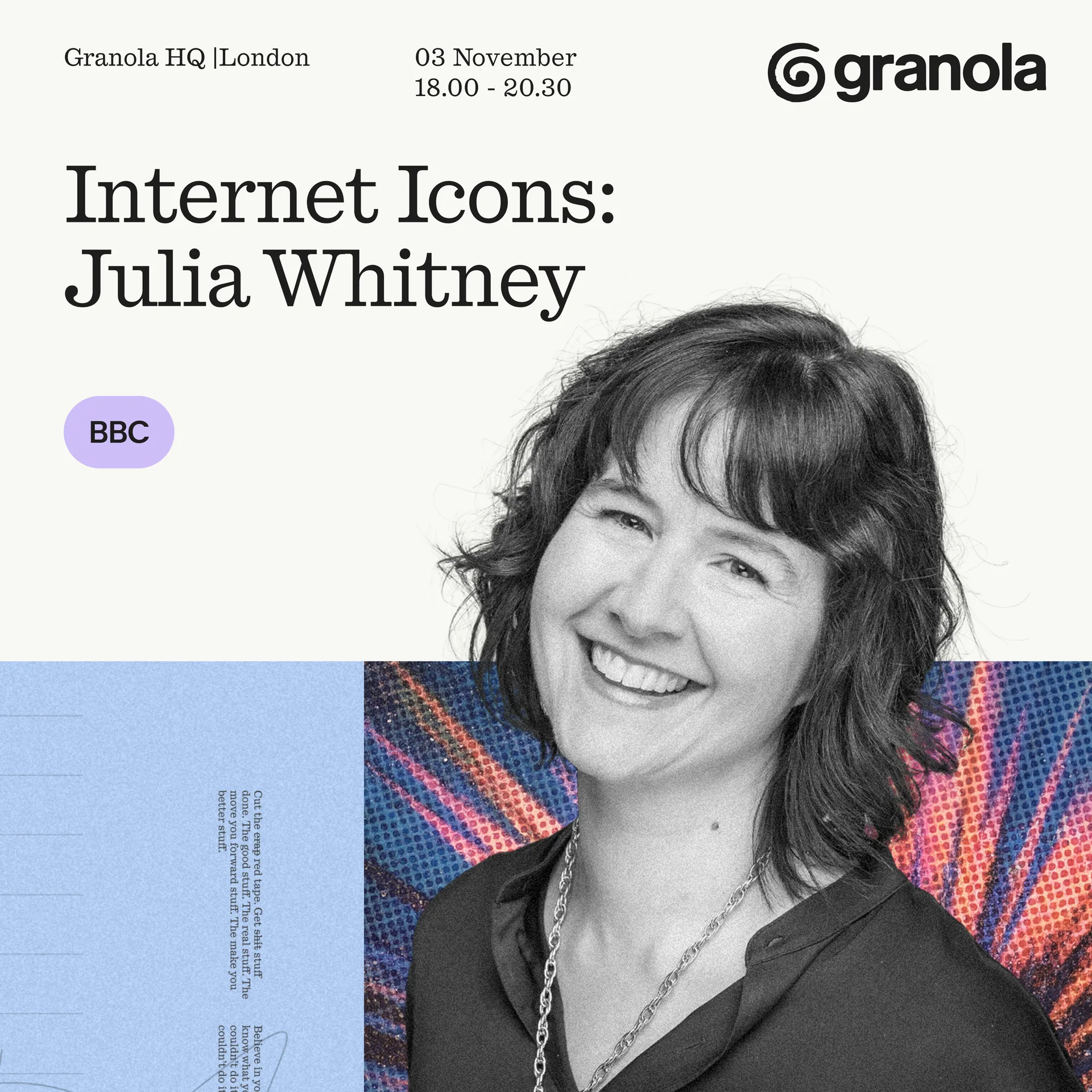 Internet Icons: Julia Whitney, BBC