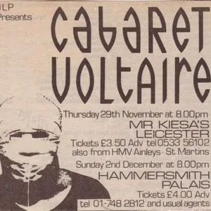 Cabaret Voltaire @ CHALK at CHALK