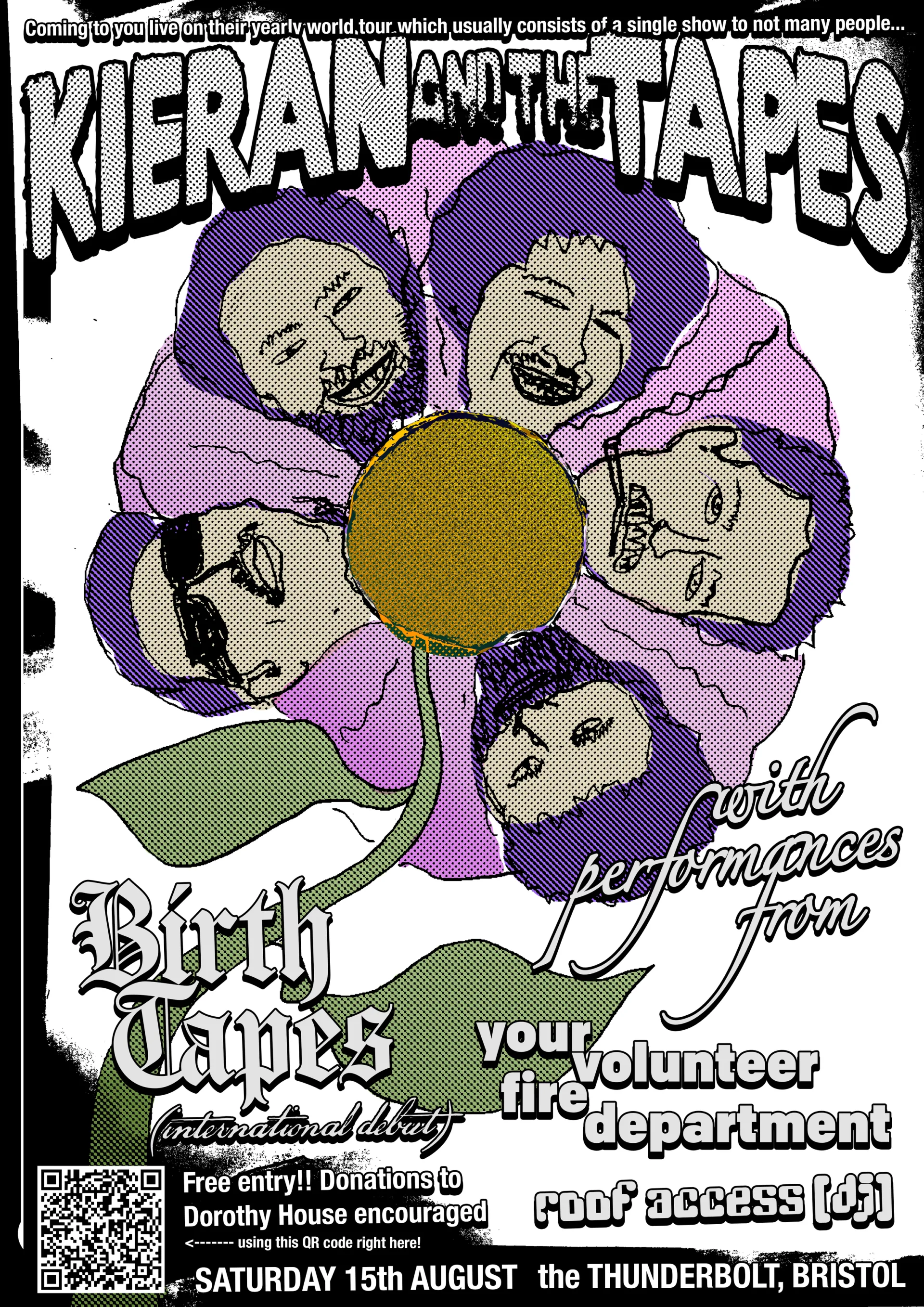 LAURA FEST 3: KIERAN AND THE TAPES + Birth Tapes + Your Volunteer Fire Department at The Thunderbolt