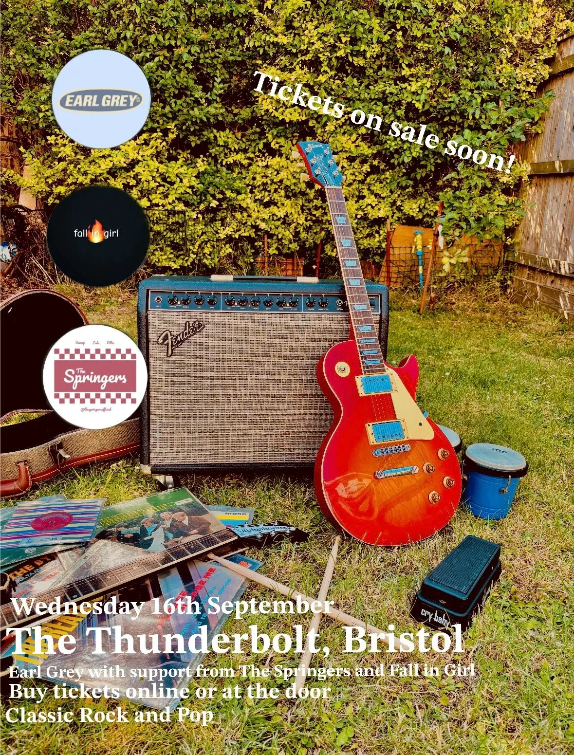 EARL GREY + The Springers + Fall In Girl at The Thunderbolt