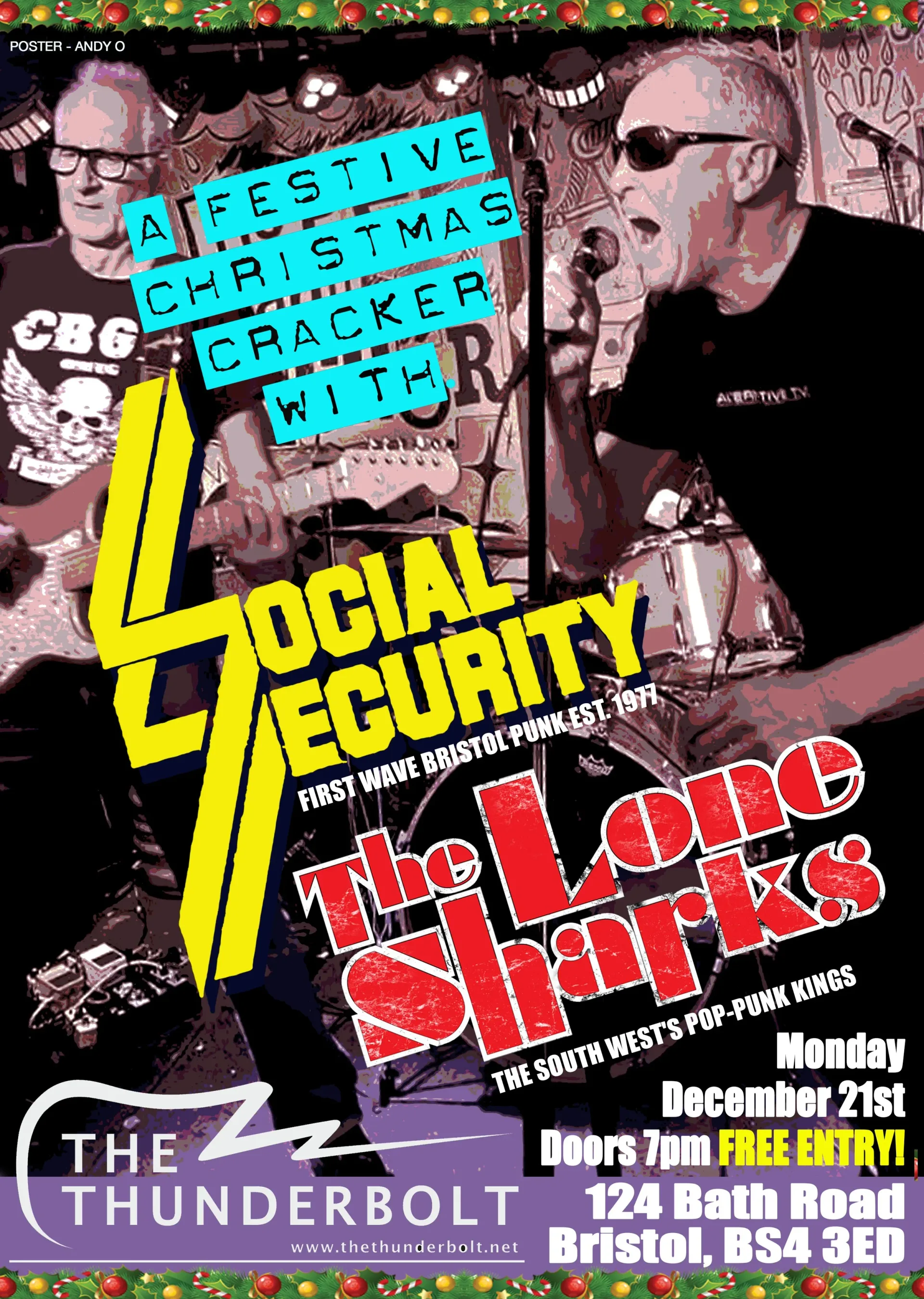 SOCIAL SECURITY + The Lone Sharks *FREE ENTRY, PUNK ROCK CHRISTMAS PARTY*
