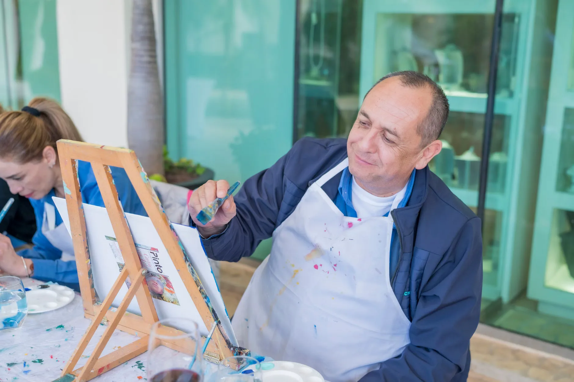 Paint and Sip - Mt Fuji | The Alchemist - Greek Street at The Alchemist Greek Street