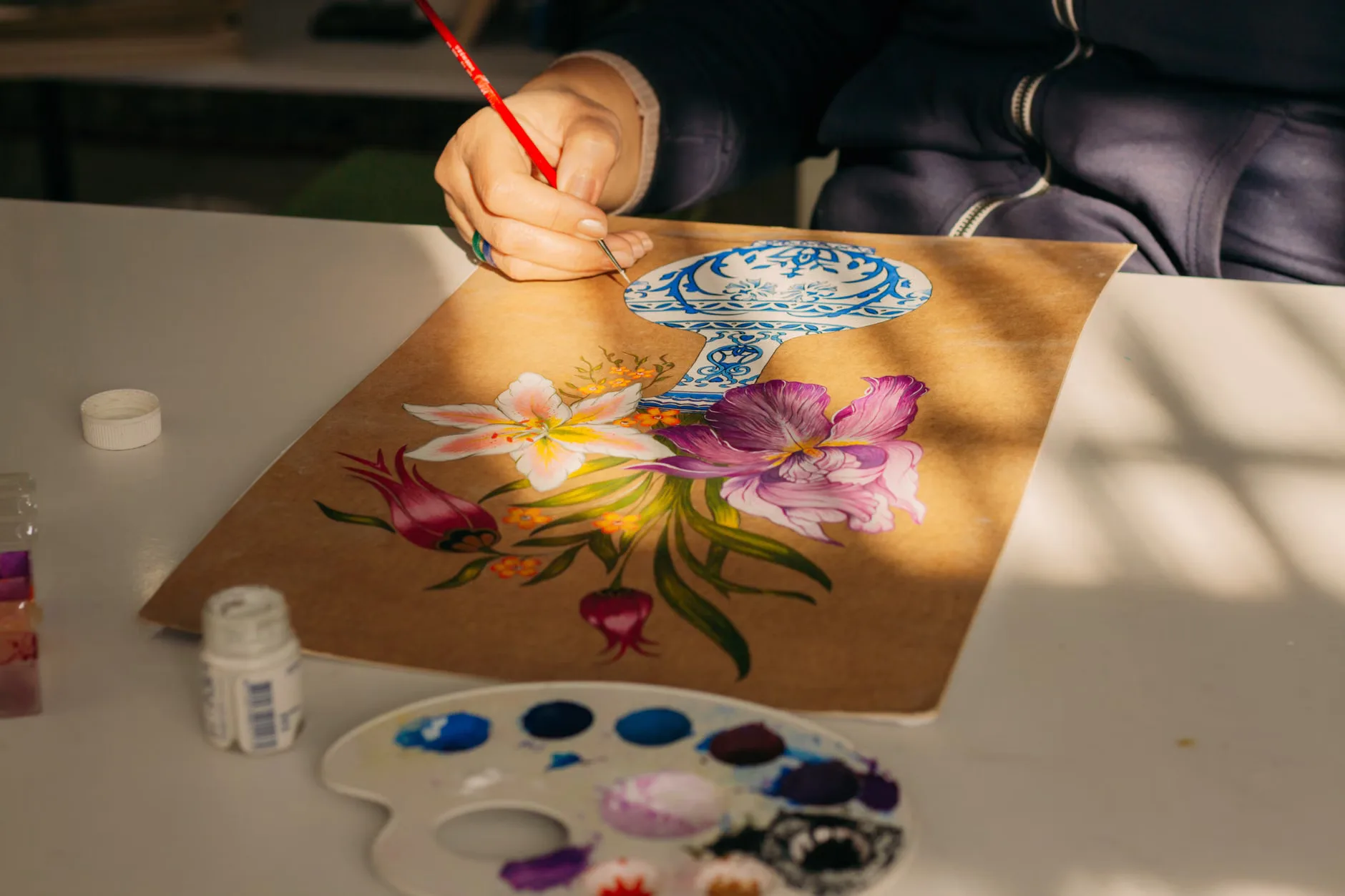 Paint and Sip - Santorini | Town and Gown at Town and Gown